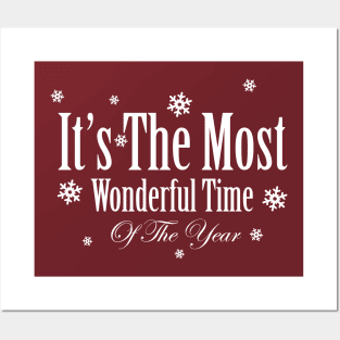 It's the Most Wonderful Time of the Year Christmas Posters and Art